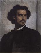 Anselm Feuerbach Self-Portrait painting